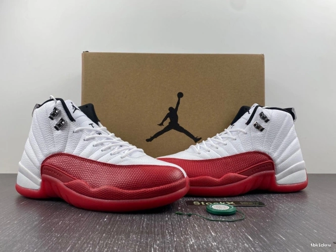 Rep TBK 12 Retro Jordan Cherry Air 130690-110 0711